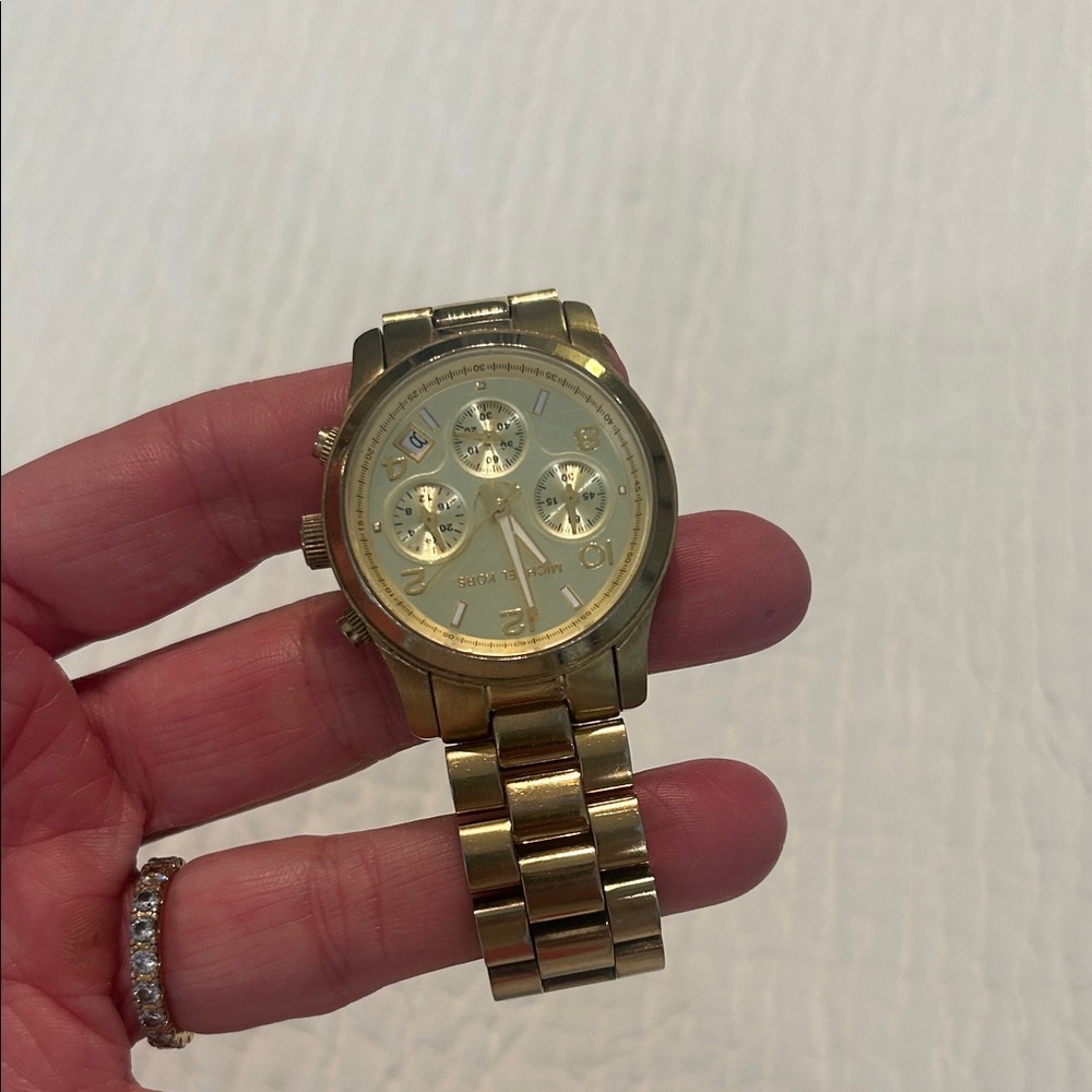 Gold women watch